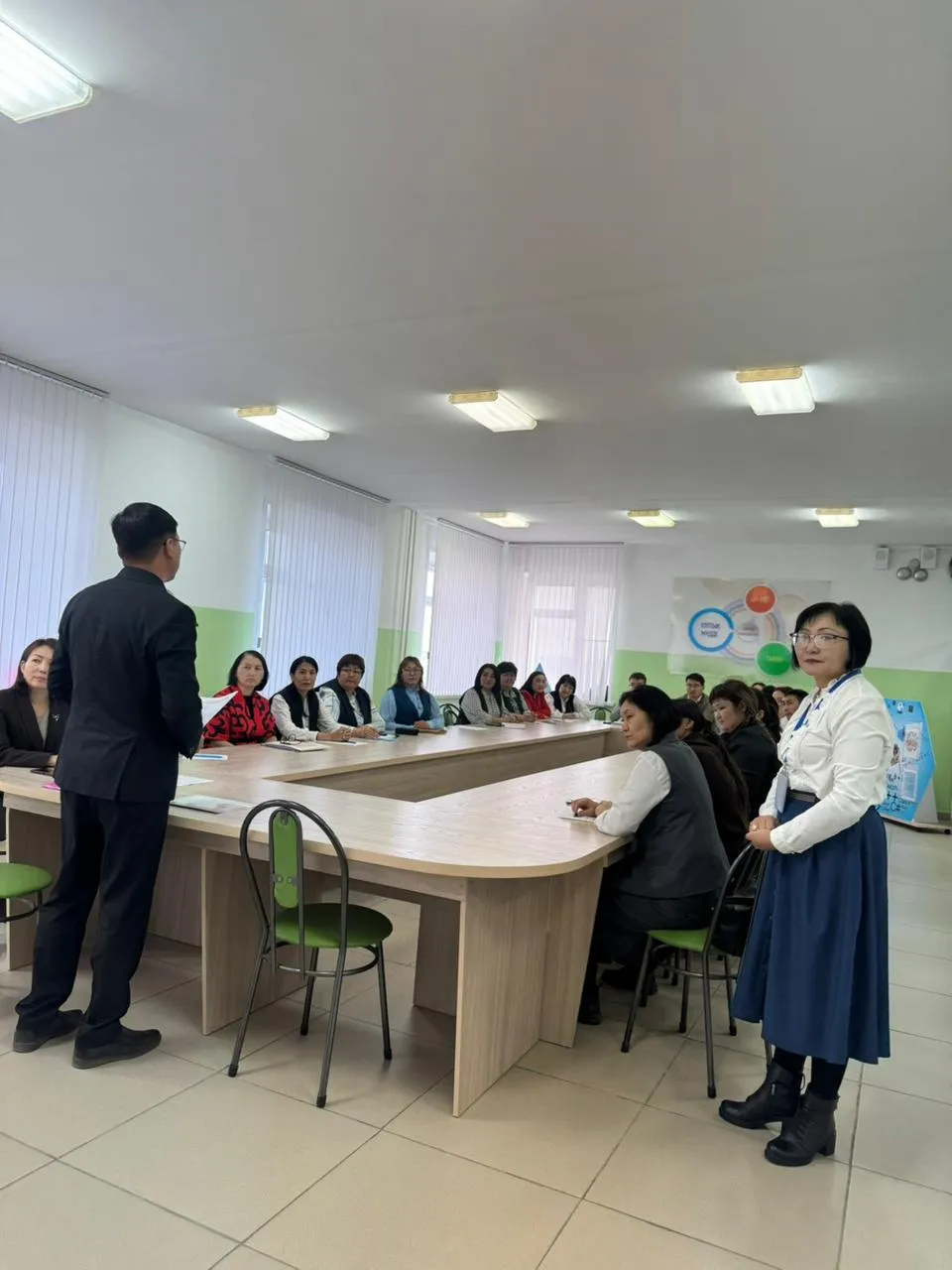 Республикалық "Ақберен"  өнер байқауының облыстық кезеңінде байқауға қатысушылардың жетекшілеріне " Оқушы шығармашылығын дамыту:  тәжірибе, тәсіл және нәтиже" тақырыбында семинар 