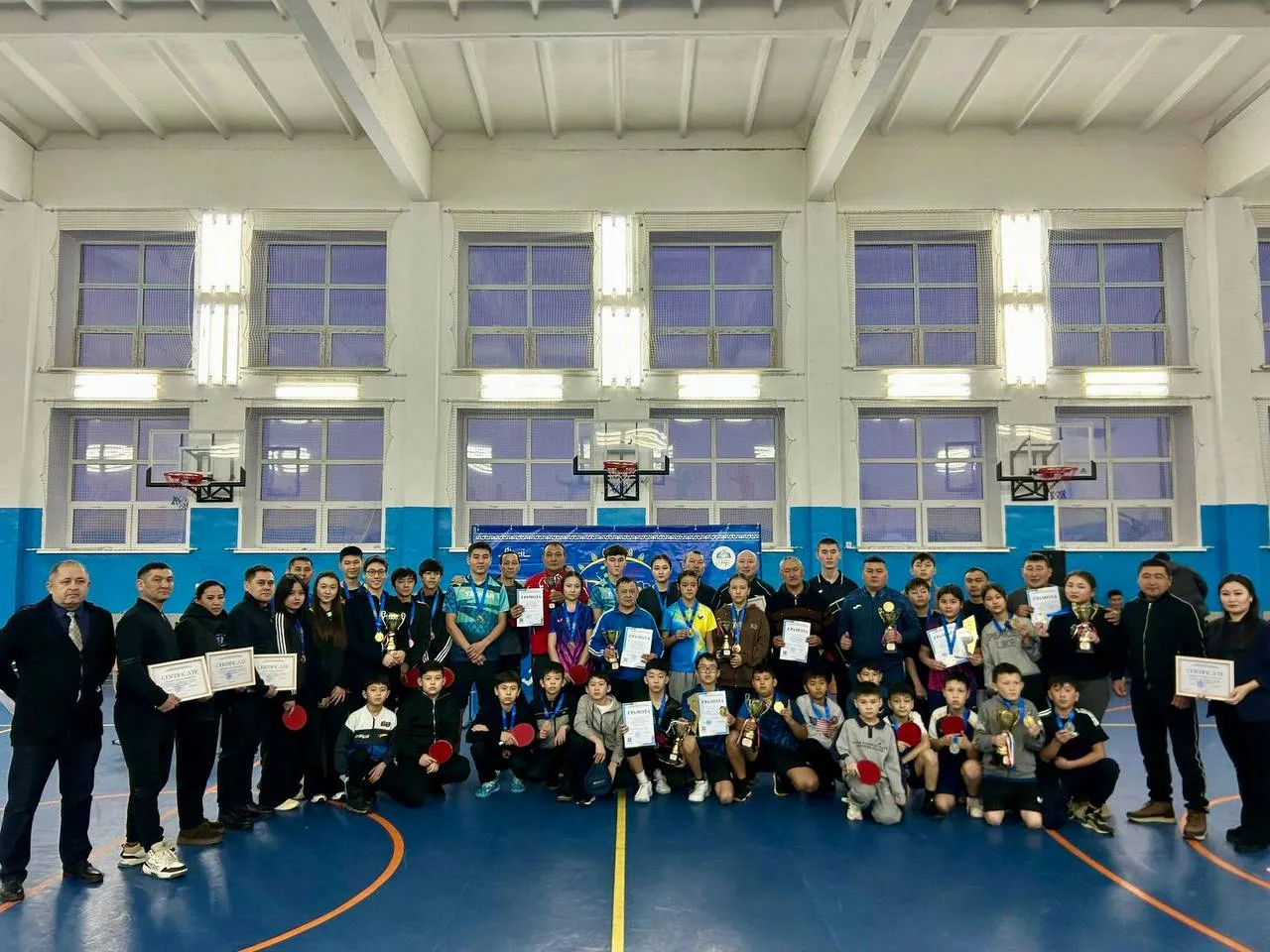 Ұлттық мектеп лигасы аясында үстел теннисі жарысының облыстық кезеңі өтті